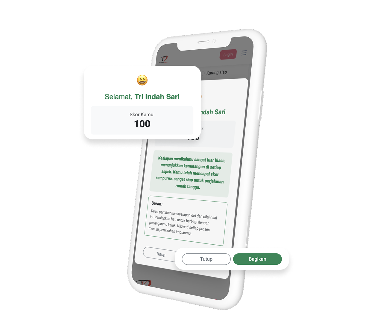 Cara kerja tes kesiapan menikah Islami untuk calon pengantin